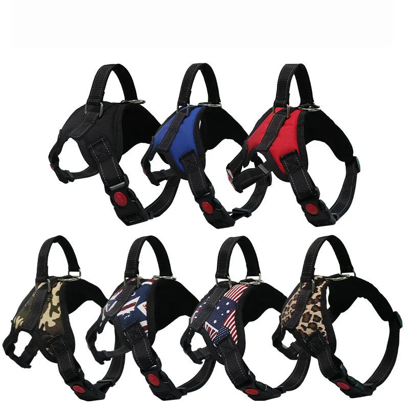 Pet Dog and Cat Adjustable Harness with Leash