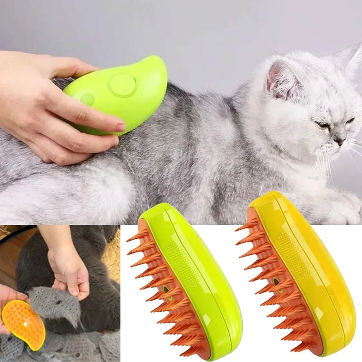 Cat Steam Brush Electric Spray Water