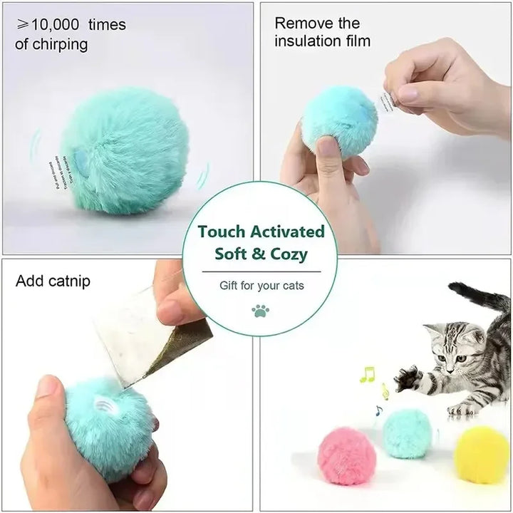 Interactive Ball For Cats kitten Toys