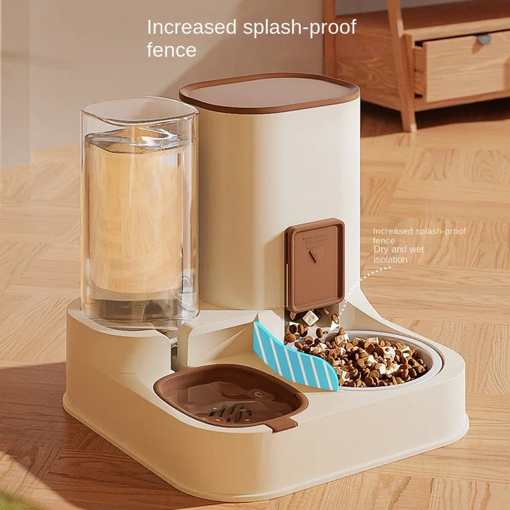 Cat Pet Automatic Feeder Drinking Bowl